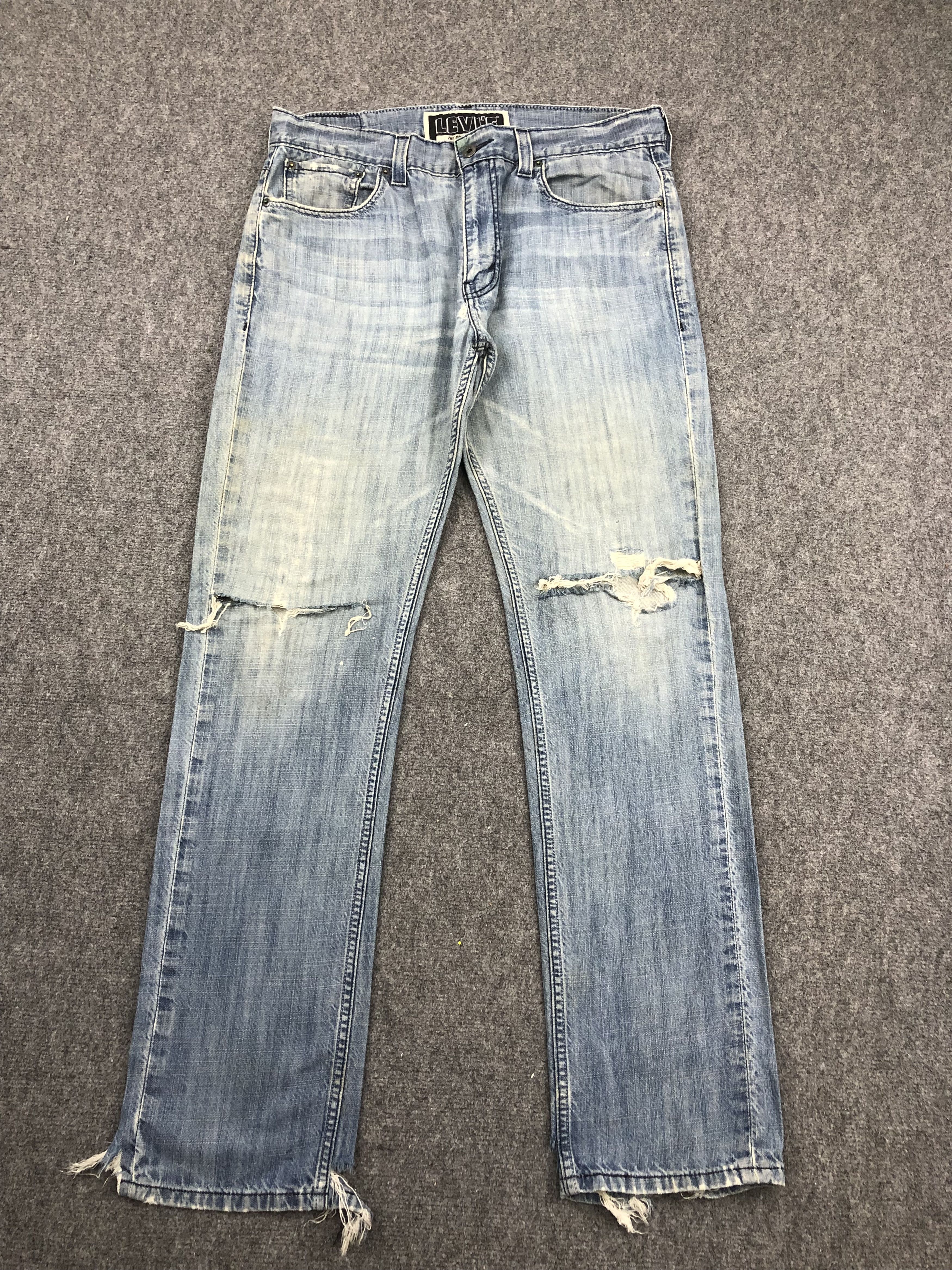 Levi's Vintage Distressed Levis 511 Light Washed Jeans DPP0253 Size US 36 / EU 52 - 1 Thumbnail