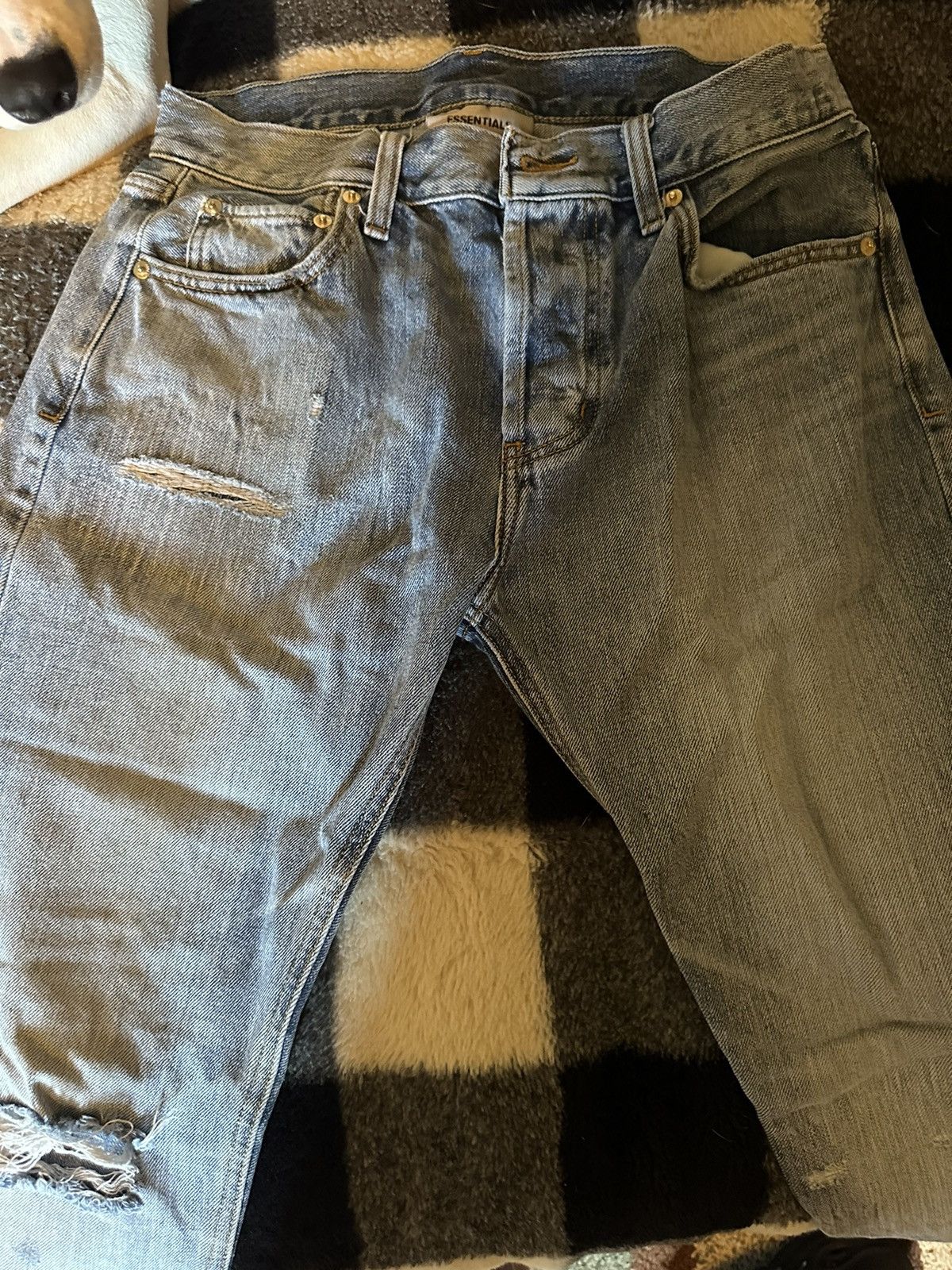 Essentials × Fear of God Fear of god essentials denim sz 30 Size US 30 / EU 46 - 1 Thumbnail
