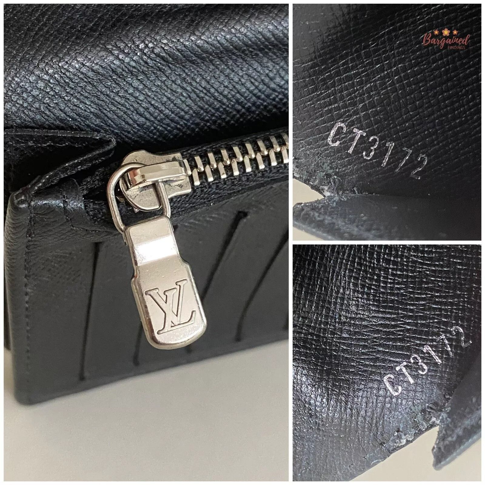 Louis Vuitton Louis Vuitton Damier Graphite Canvas Leather Brazza Wallet Size ONE SIZE - 4 Thumbnail