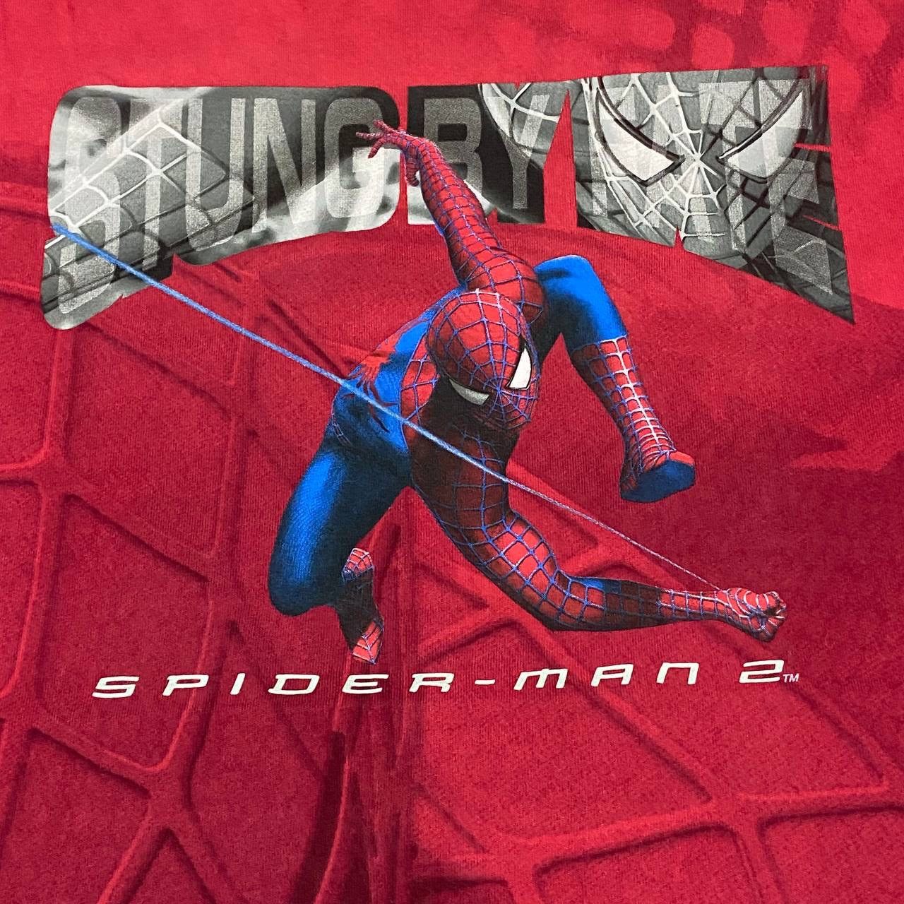 Marvel Comics Vintage Y2K big print movie spiderman 2 film Size US L / EU 52-54 / 3 - 3 Thumbnail
