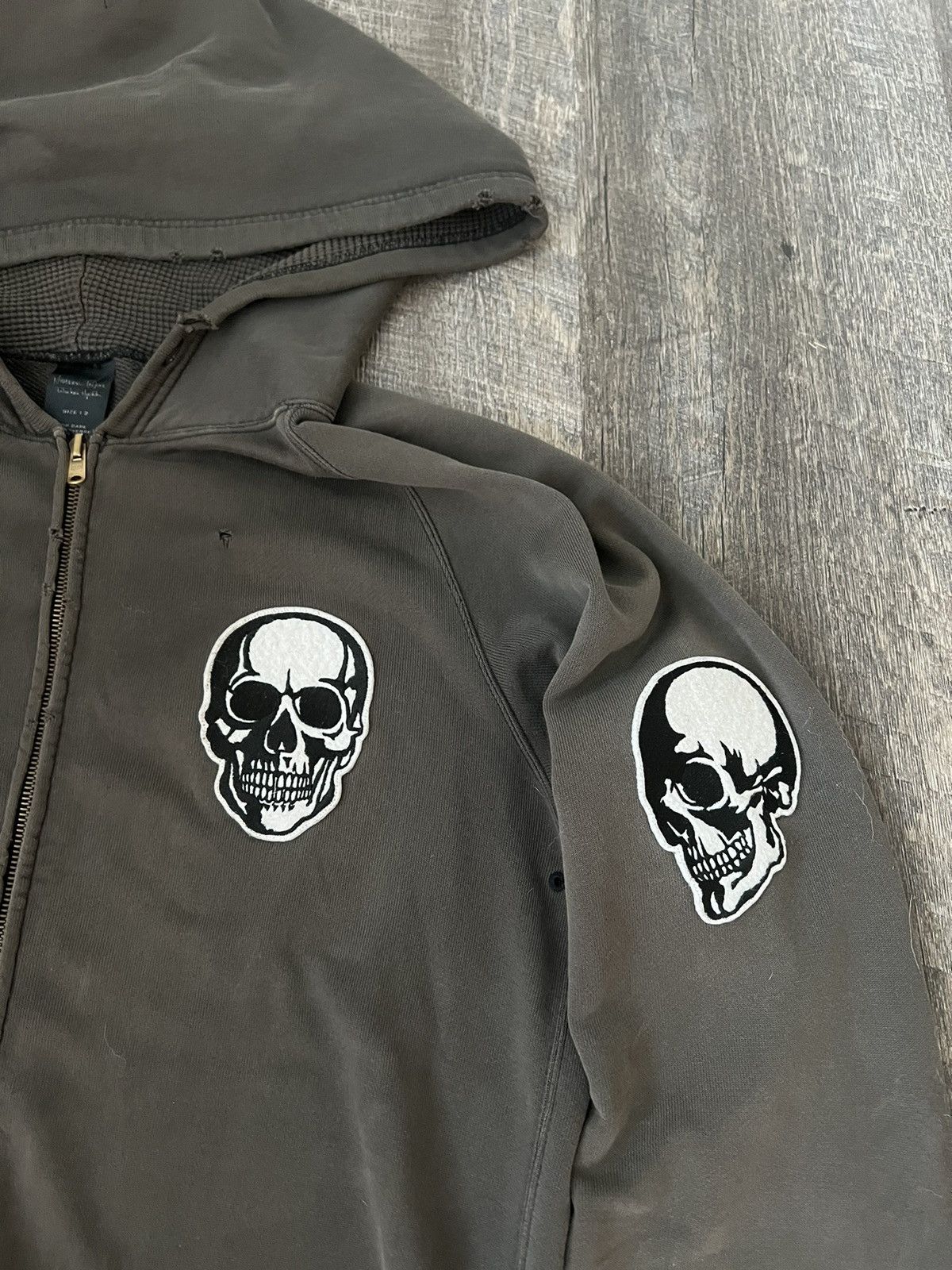 Number (N)ine number (n)ine ss04 double skull zip-up | Grailed