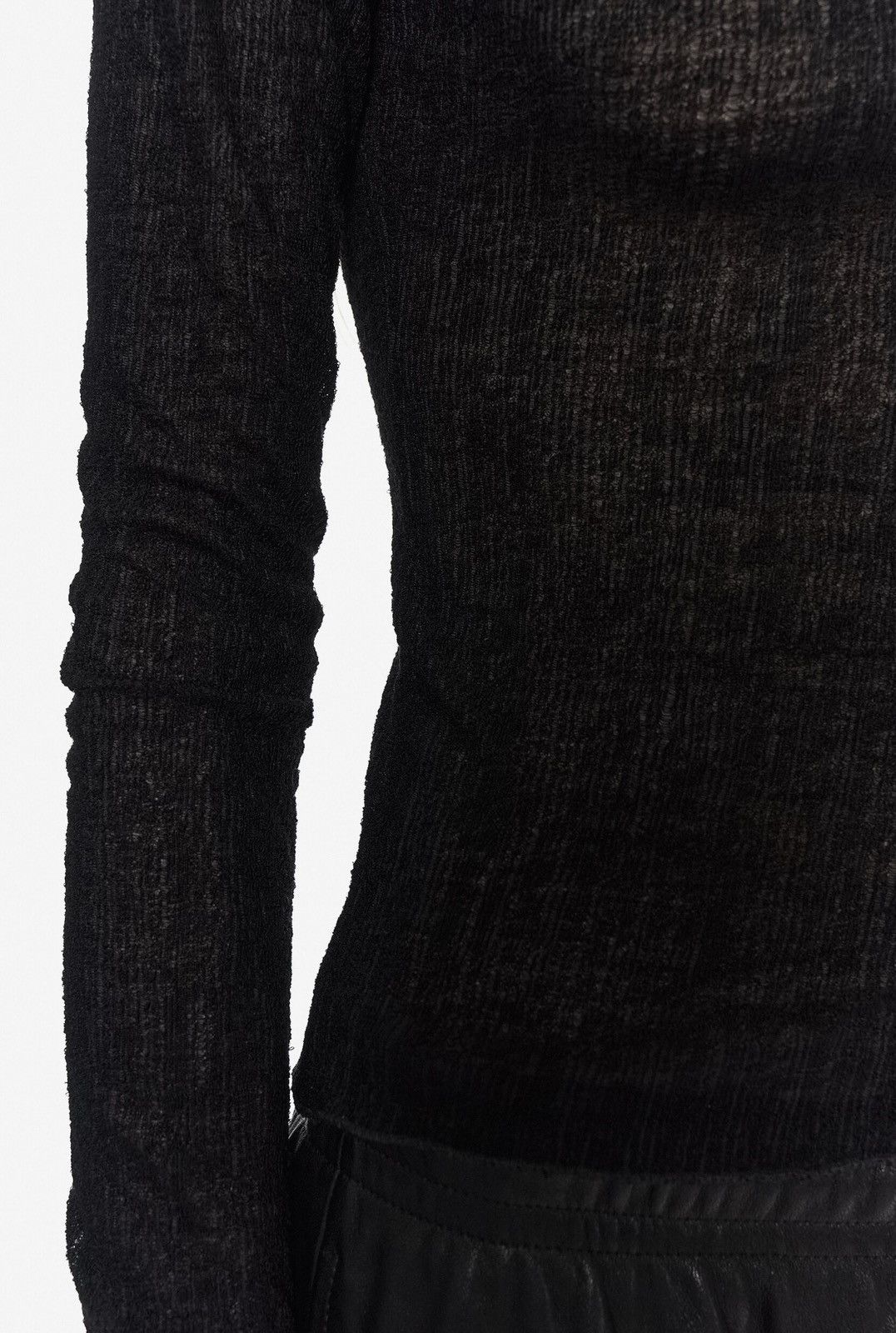 Ann Demeulemeester Last Ann Demeulemeester Wool Blend Black Cardigan Size XS / US 0-2 / IT 36-38 - 3 Thumbnail
