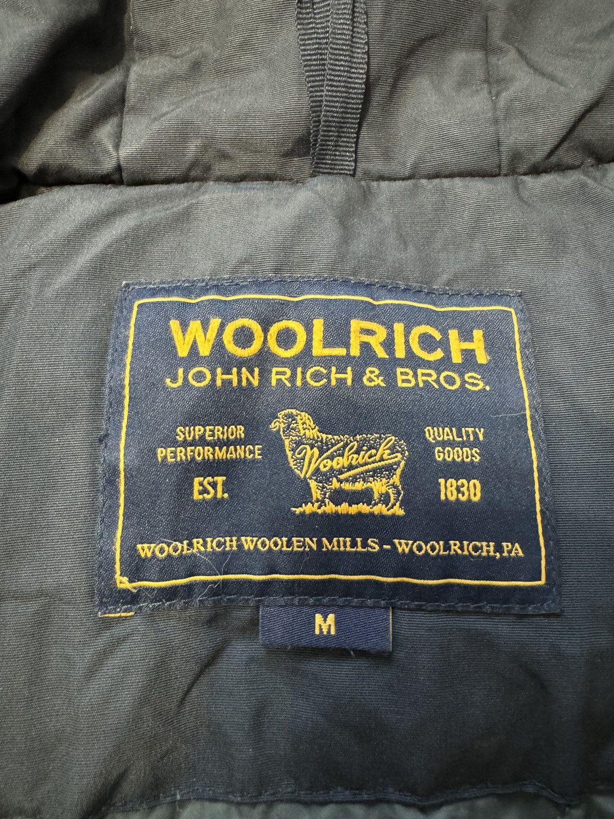 Woolrich Woolen Mills Woolrich John Rich & Bros M down jacket parka women's coat Size M / US 6-8 / IT 42-44 - 11 Thumbnail