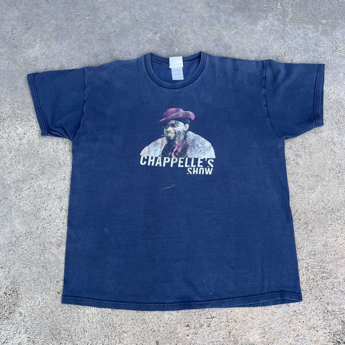 Rap Tees Vintage Y2K DaveChappelle Show Silky Johnson Thrashed Faded Size US XXL / EU 58 / 5 - 2 Thumbnail