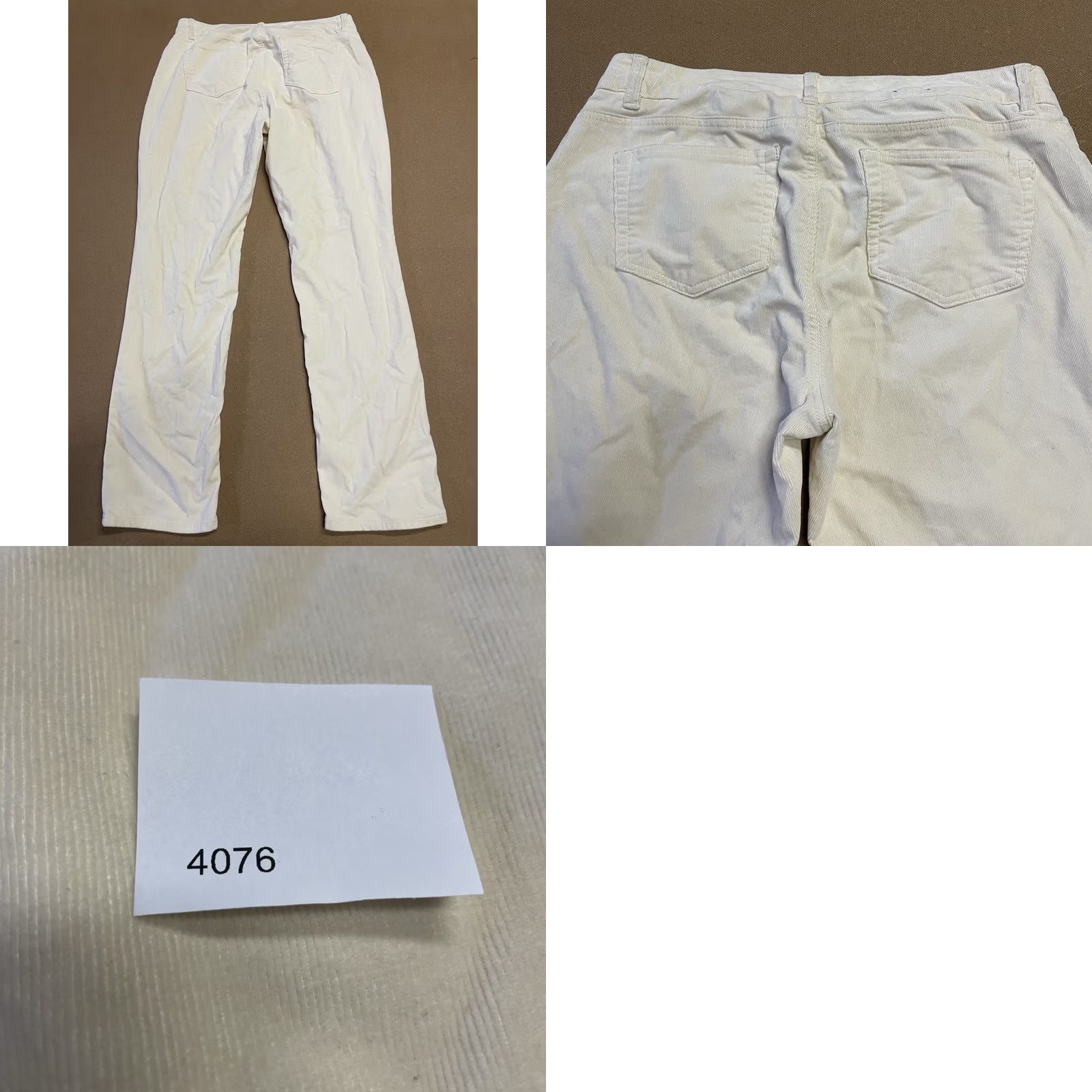Chaps Chaps Ralph Lauren Corduroy Pants Womens 14 Beige Polo Chino Cord Zip Ladies Size 36" / US 14 / IT 50 - 9 Thumbnail