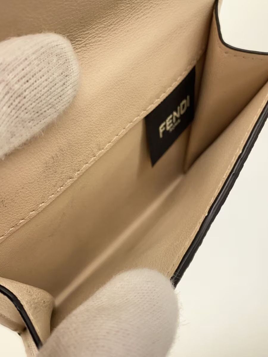 Fendi Fendi Peekaboo Leather Bi-Fold Wallet Black Size ONE SIZE - 5 Thumbnail