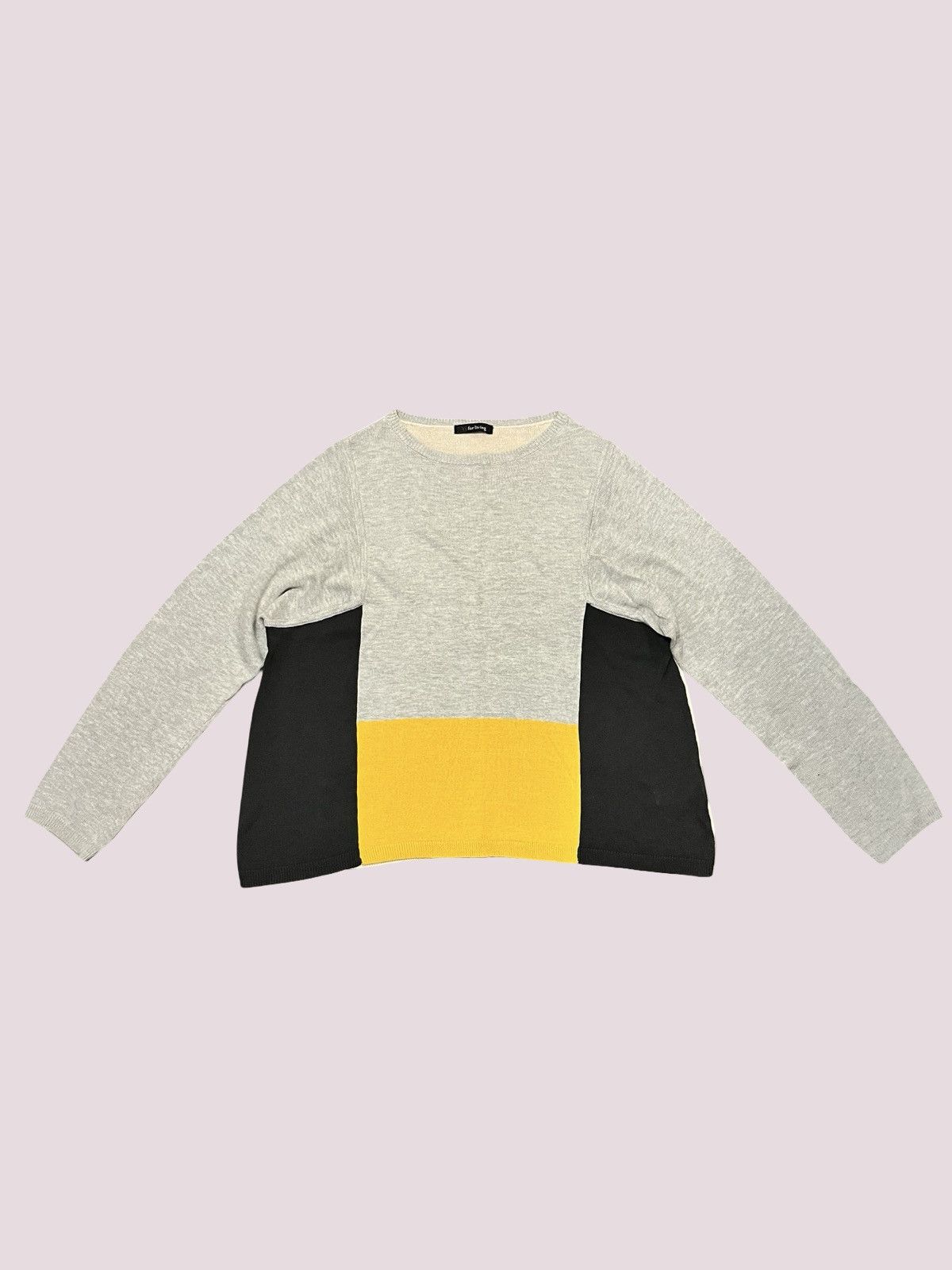 Yohji Yamamoto Vintage Panel Sweater Size US M / EU 48-50 / 2 - 1 Thumbnail