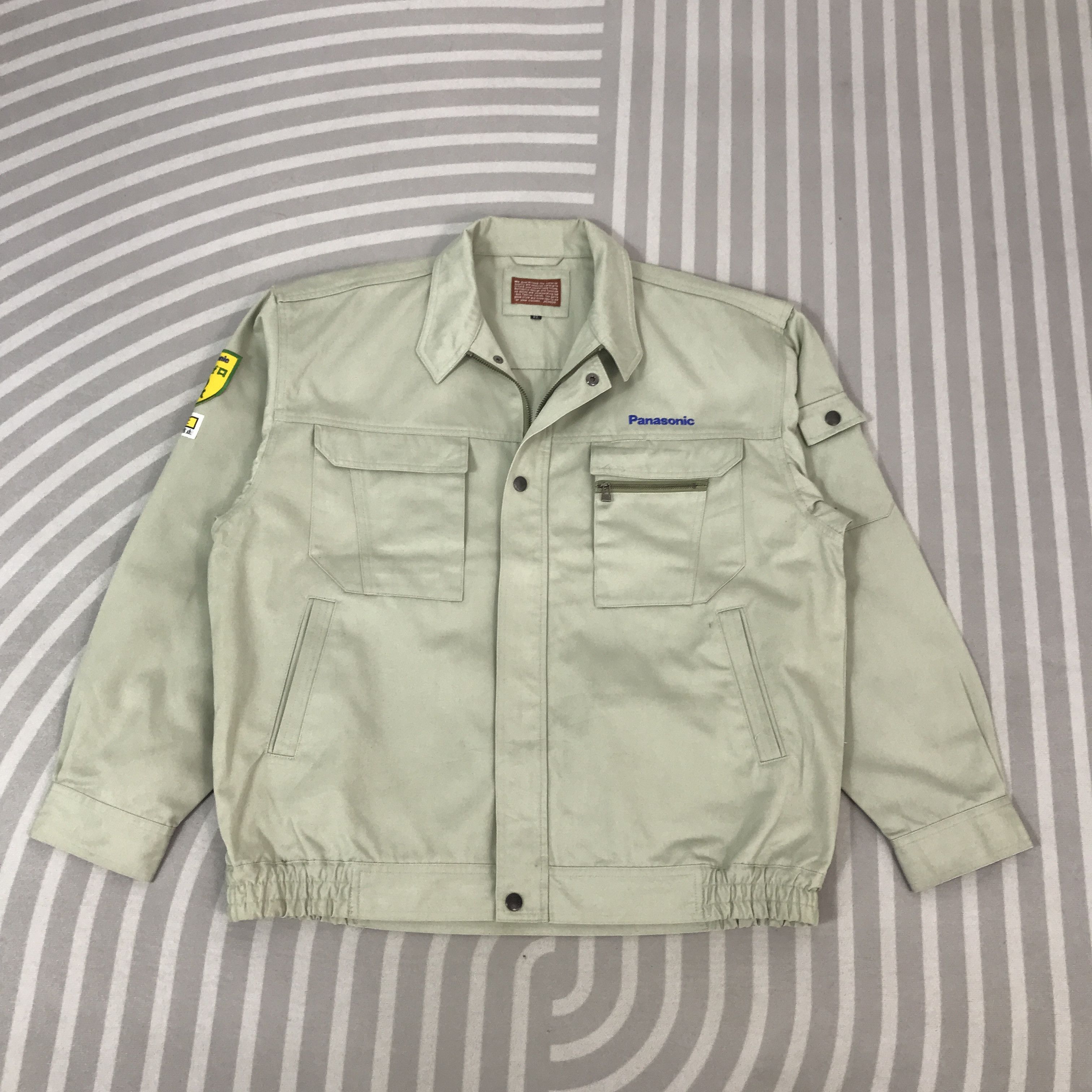 Japanese Brand Vintage Panasonic Work Japan Jacket K61B24 Size US L / EU 52-54 / 3 - 1 Thumbnail