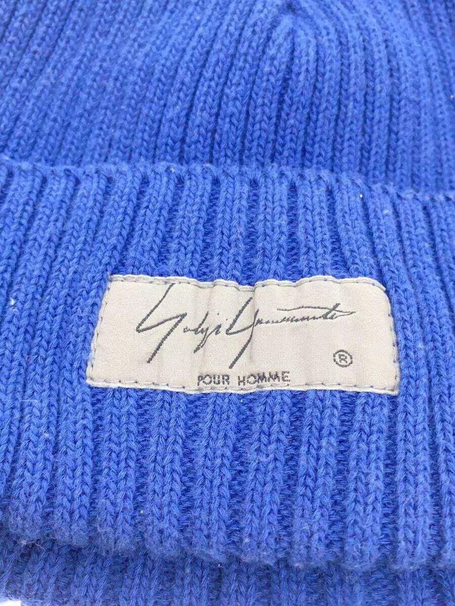 Yohji Yamamoto Logo Ribbed Knit Beanie Size ONE SIZE - 3 Thumbnail