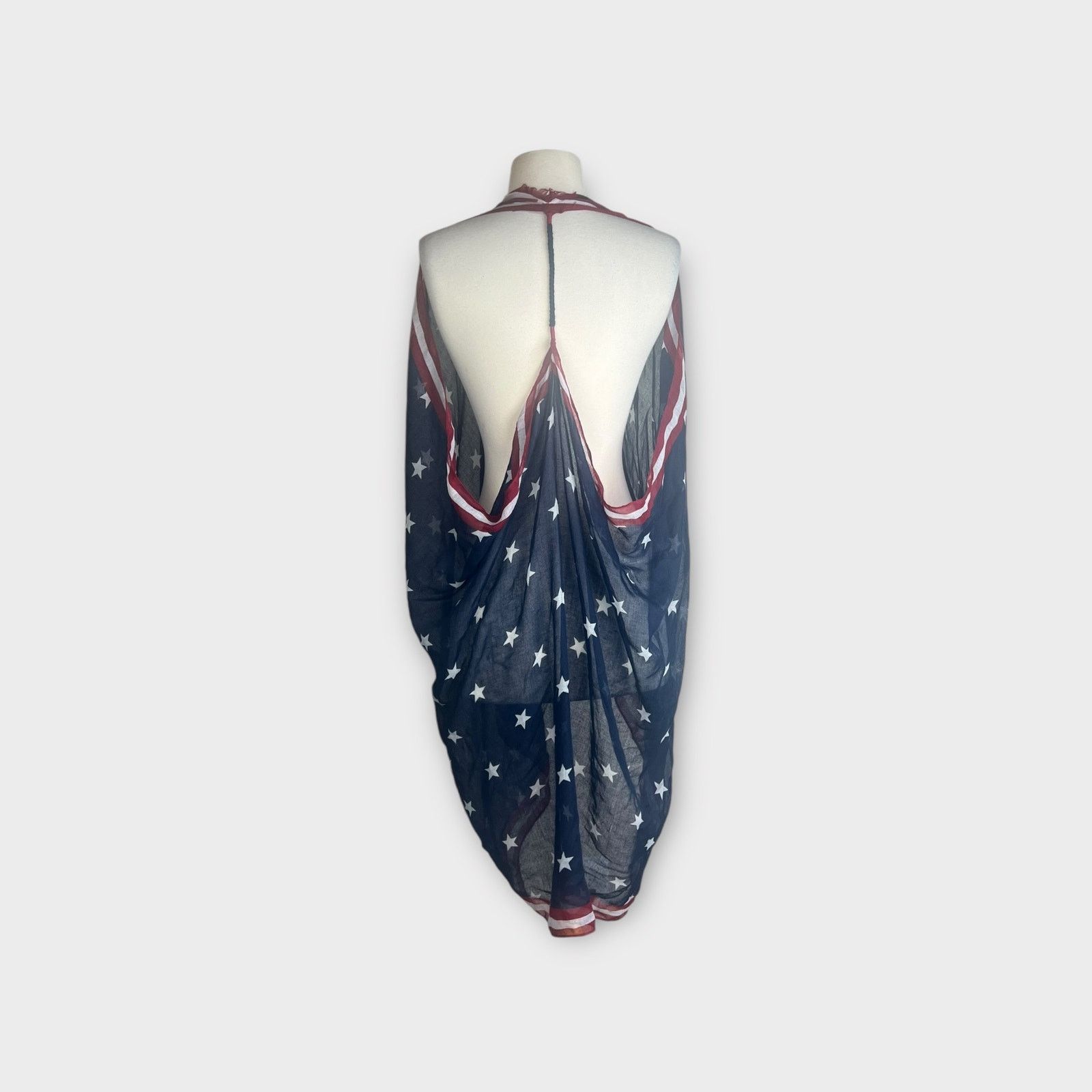 Mossimo Mossimo Women's Americana Layering Shawl/Kimono Patriotic Size ONE SIZE - 7 Thumbnail
