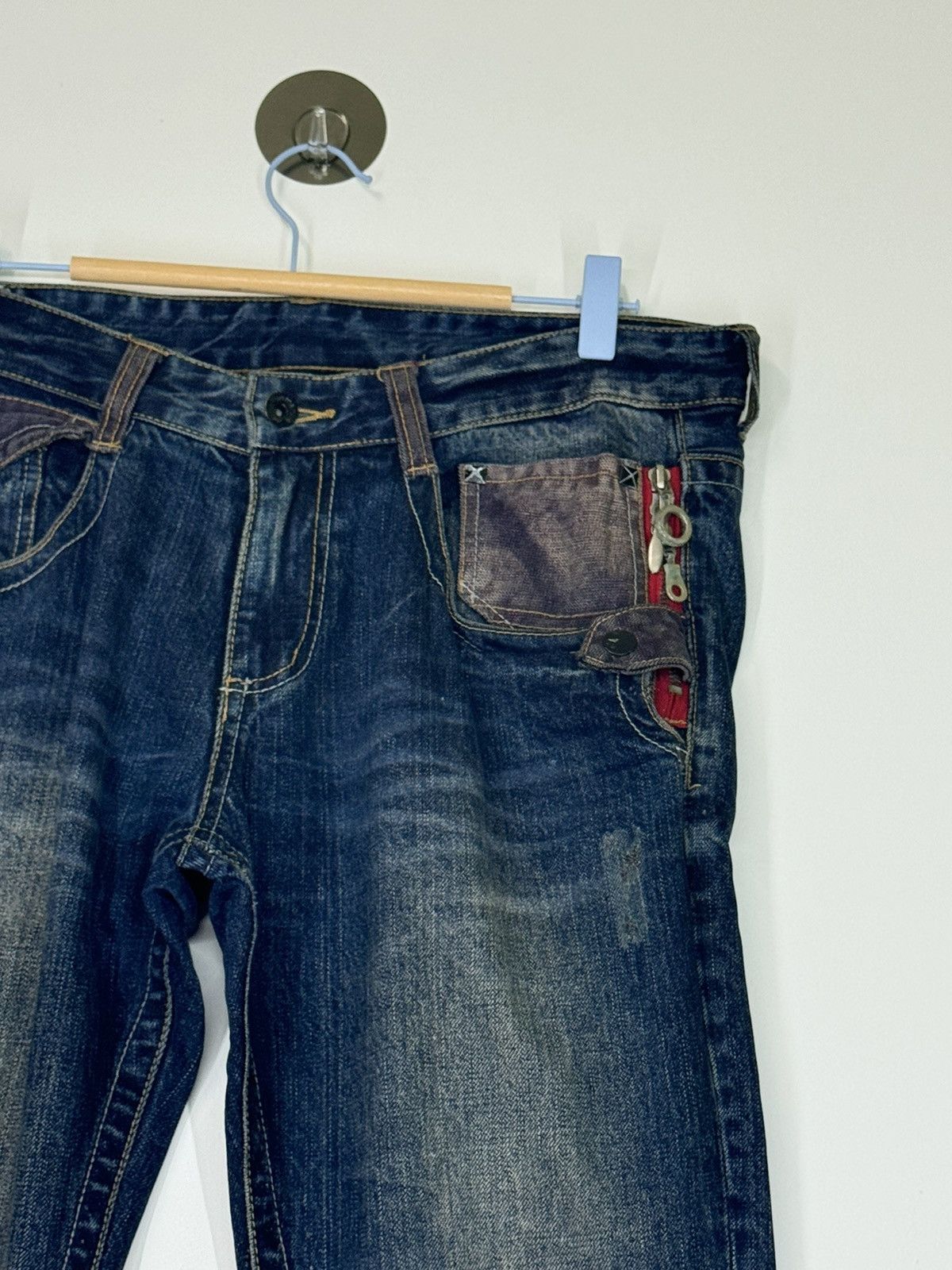 If Six Was Nine × Tornado Mart × semanticdesign Flare Zipper Pocket SEMANTIC DESIGN Boot Cut Denim Size US 34 / EU 50 - 5 Thumbnail