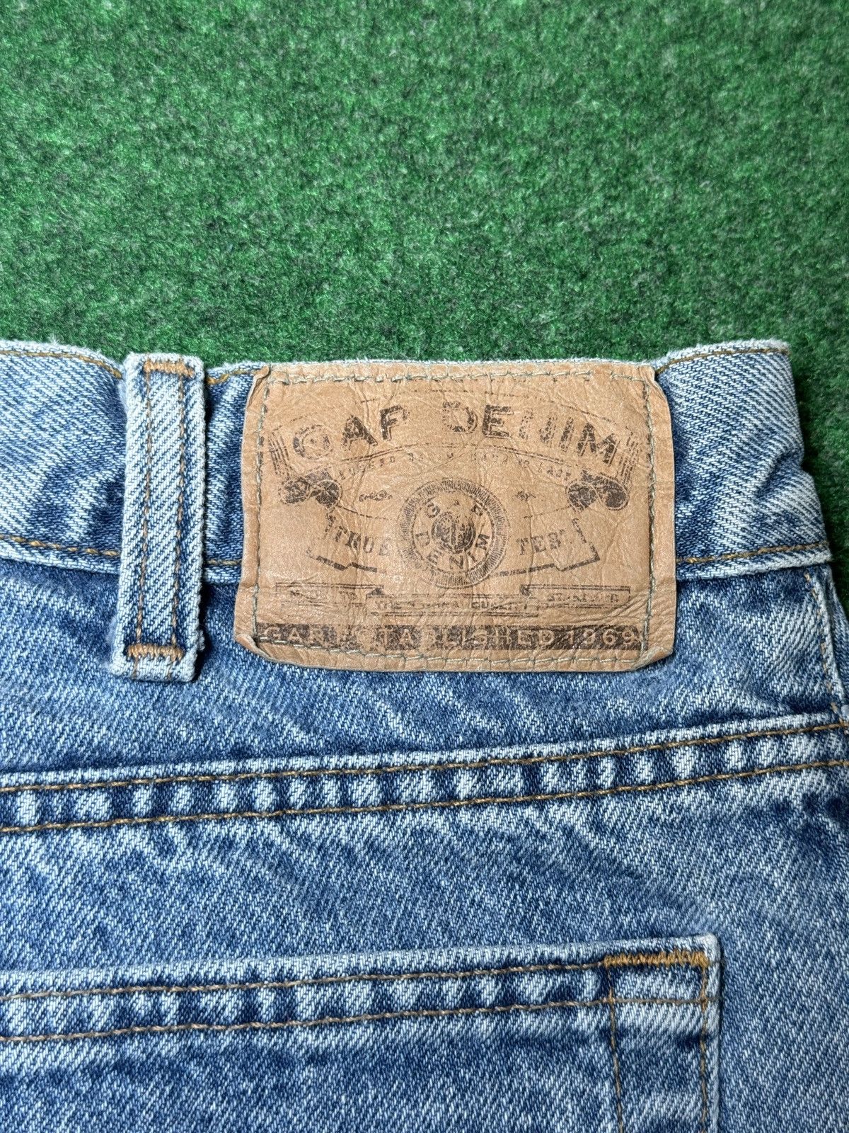 Gap × Vintage 90s Gap Denim Loose Fit Baggy Hip Hop Skater Jeans Size US 34 / EU 50 - 4 Thumbnail