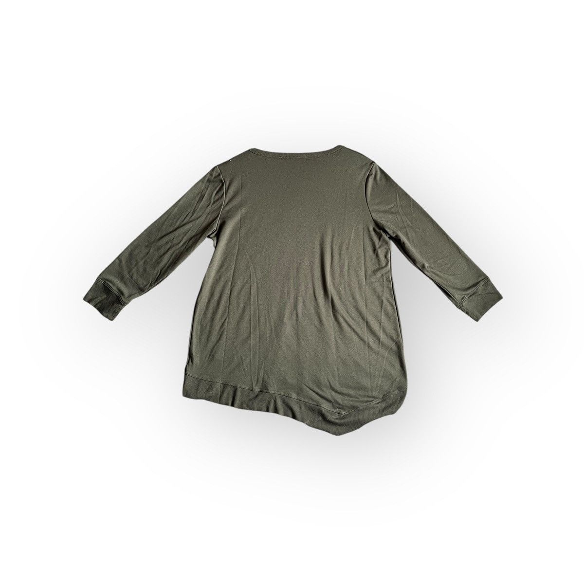 Vera Wang Simply Vera Vera Wang Asymmetric Hem Pullover Size L / US 10 / IT 46 - 2 Thumbnail