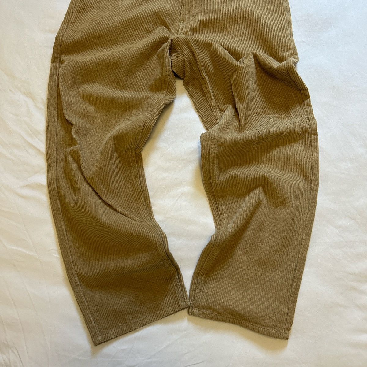 Empyre Empyre Khaki Corduroy Loose Fit Pants 30x30 Size US 30 / EU 46 - 3 Thumbnail
