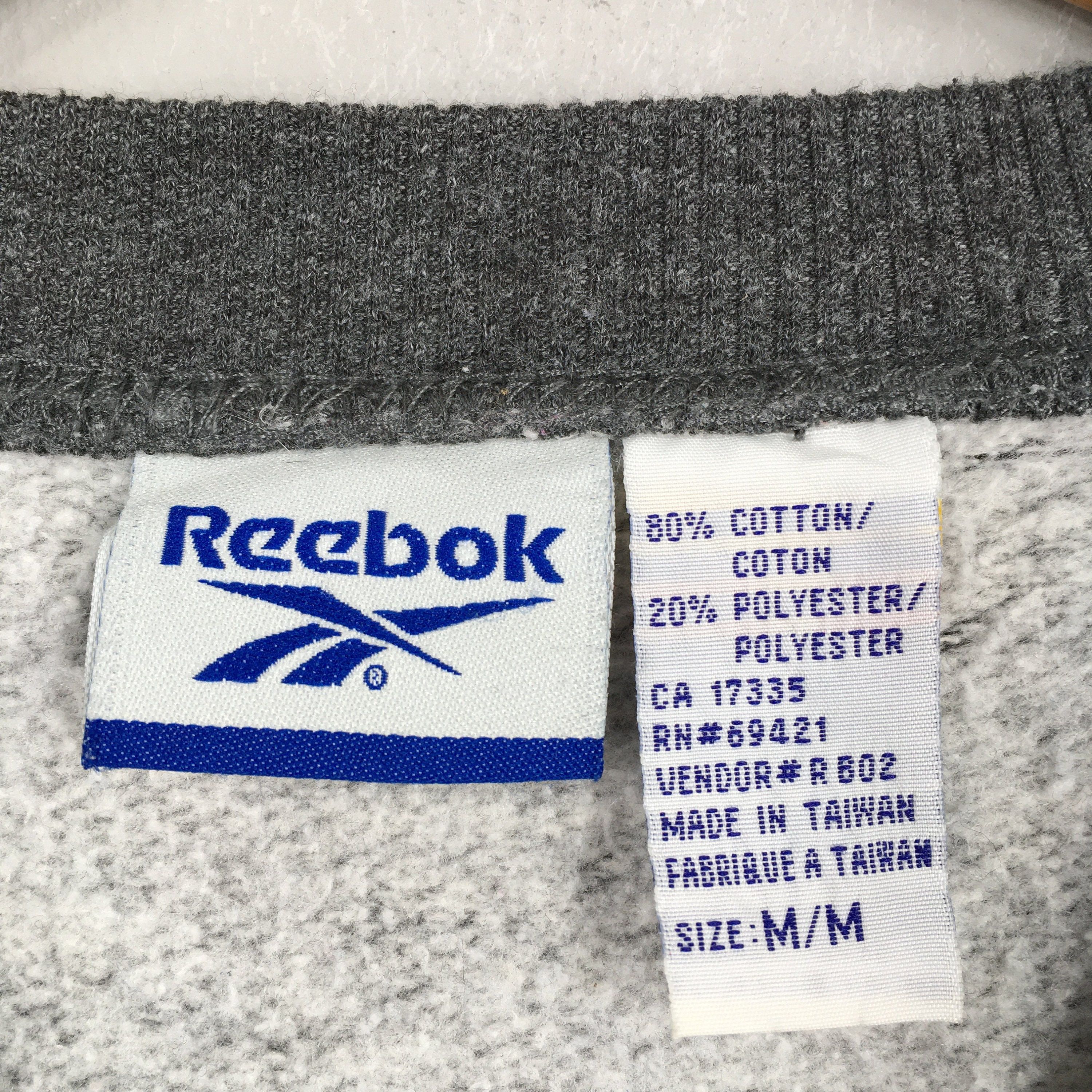 Reebok × Vintage Vintage Reebok England Gray Crewneck Medium Size US M / EU 48-50 / 2 - 5 Thumbnail