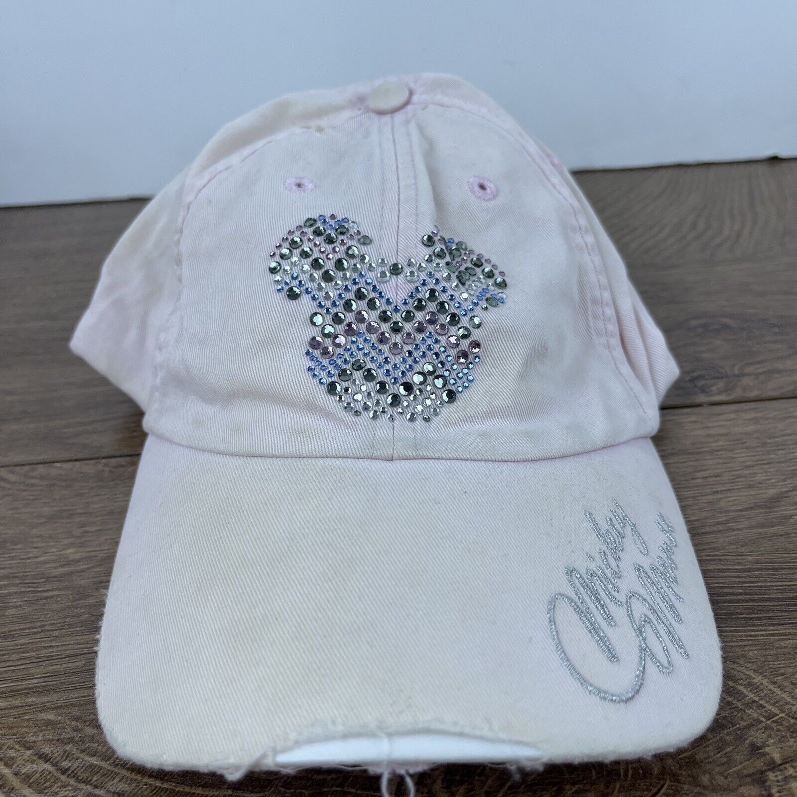 Other Mickey Mouse Hat Mickey Baseball Hat Pink Hat Adjustable Adu Size ONE SIZE - 3 Thumbnail