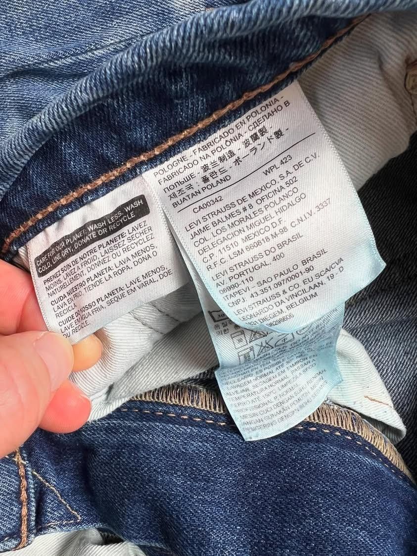 Levi's Levi's distressed denim levis 513 trousers Blue washed jeans Size US 34 / EU 50 - 8 Thumbnail