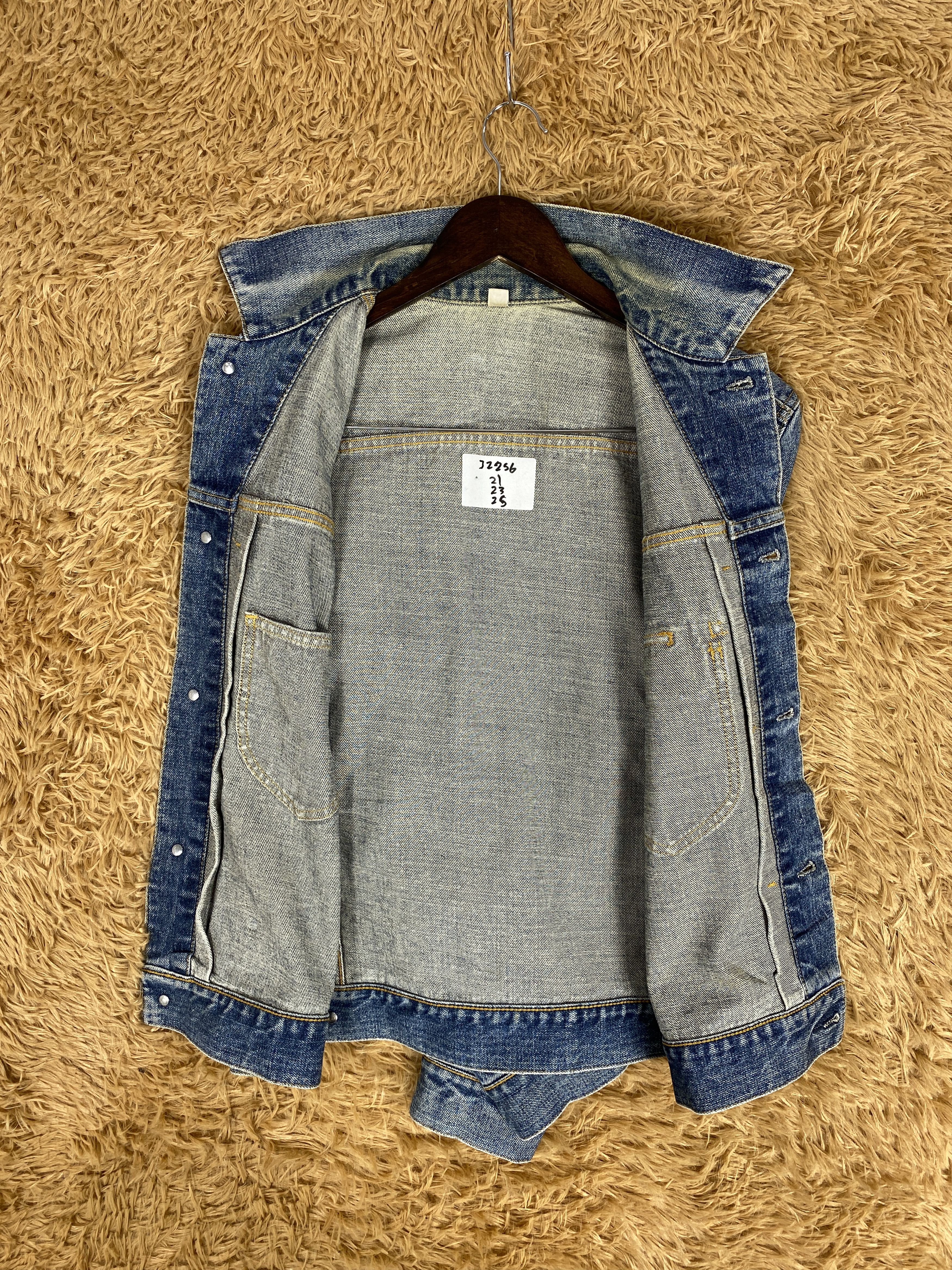 Uniqlo Vintage Uniqlo Denim Jacket J2256 Size US S / EU 44-46 / 1 - 6 Thumbnail
