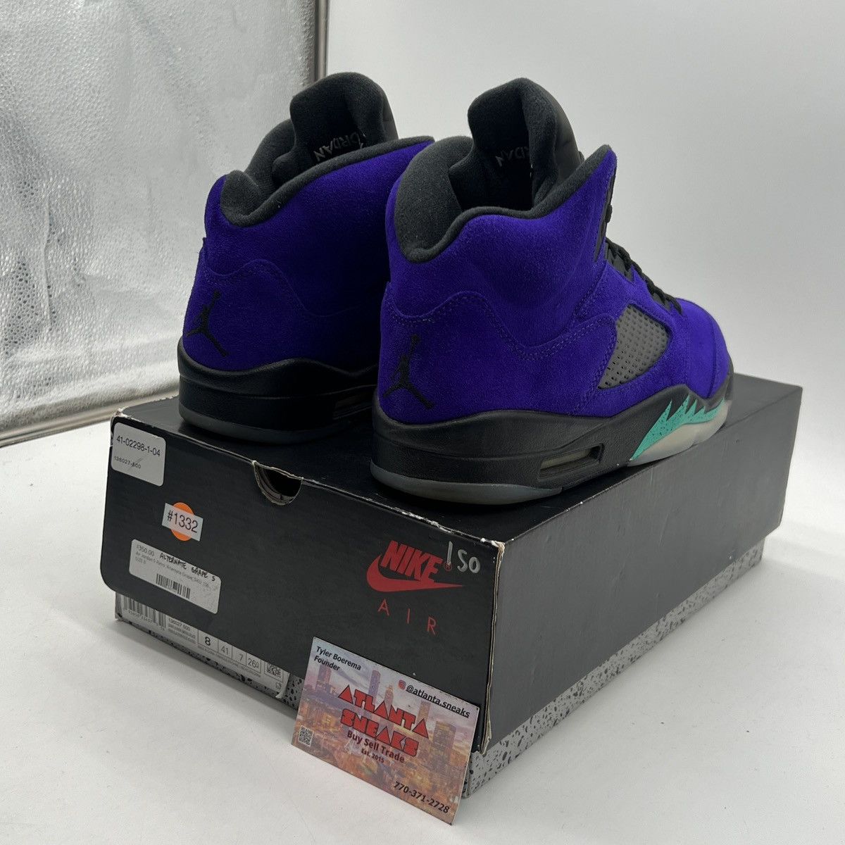 Jordan Brand Air Jordan 5 Alternate grape Size US 8 / EU 41 - 5 Thumbnail