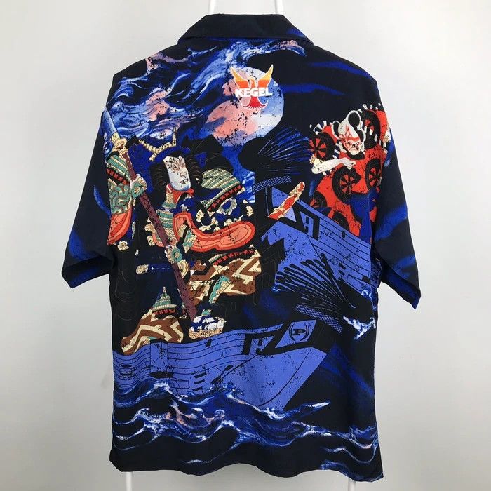 Vintage (SY0097) VTG KEGEL HAWAII JAPAN WAR IN THE SEA SHIRTS Size US M / EU 48-50 / 2 - 1 Thumbnail
