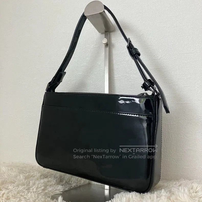 Jean Paul Gaultier Jean Paul Gaultier Black Patent Leather Shoulder Bag. Size ONE SIZE - 3 Thumbnail