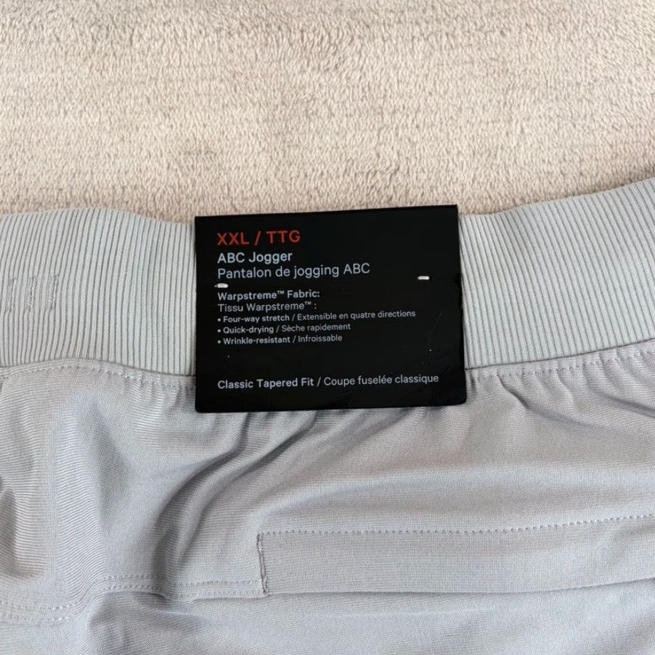 Lululemon Lululemon ABC Warpstreme Performance Joggers in Silver Drop Men 2XL NWT Gray Size US 39 - 5 Thumbnail