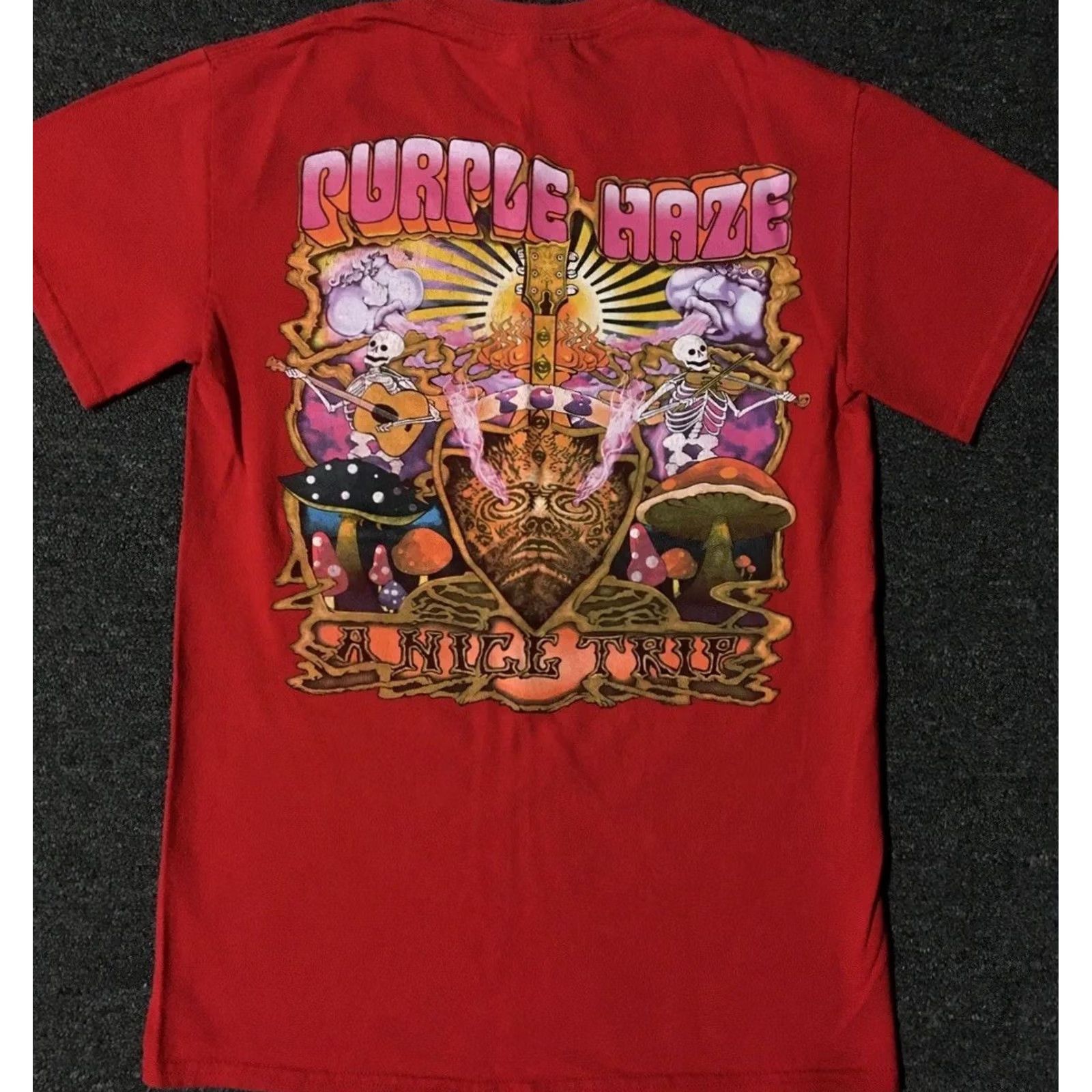 Vintage Vintage Purple Haze Smoke Shop Nice Trip Shirt S Psychedelic Weed Drugs Grunge 90s Size US S / EU 44-46 / 1 - 2 Thumbnail
