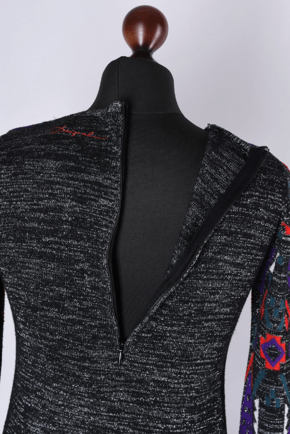 Desigual Women's Desigual Colorful Knit Pattern Dress Size XS Size XS / US 0-2 / IT 36-38 - 4 Thumbnail