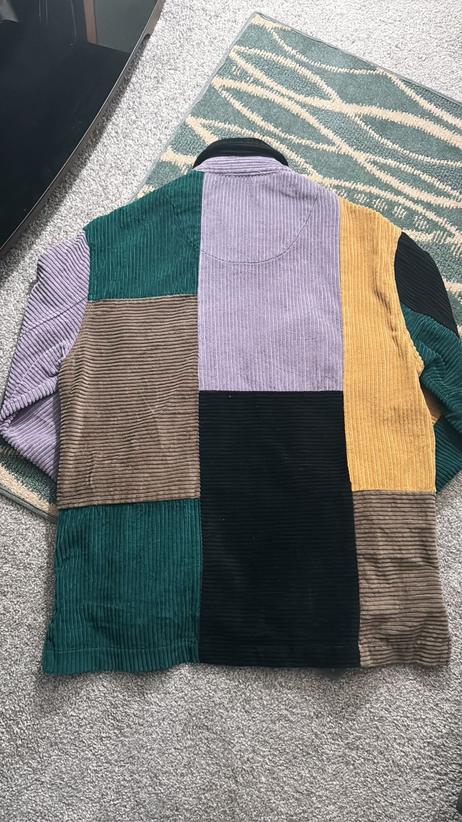 Urban Outfitters UO Color Block Corduroy Work Jacket Size US M / EU 48-50 / 2 - 2 Thumbnail