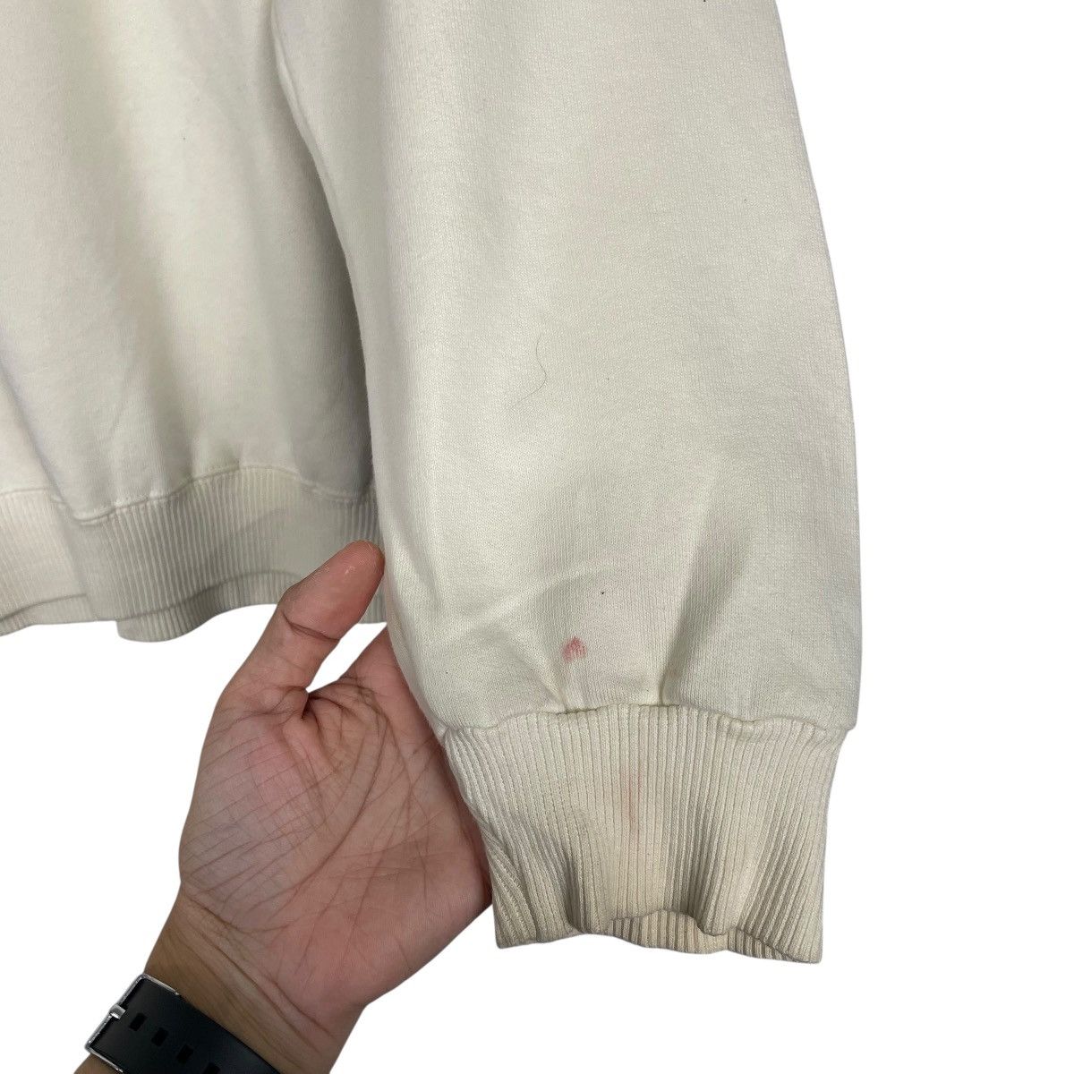 Yves Saint Laurent Vintage Yves Saint Laurent Big Logo Sweatshirt Size US M / EU 48-50 / 2 - 9 Thumbnail