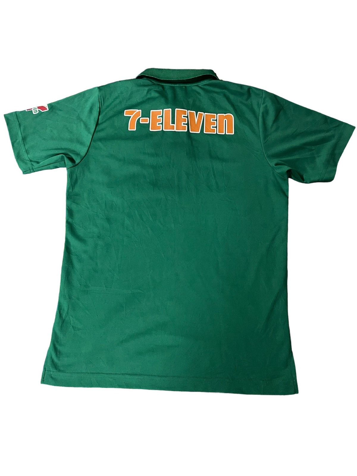 Japanese Brand × Vintage Japanese 7 Eleven Uniform Half Button Shirt Size US S / EU 44-46 / 1 - 4 Thumbnail