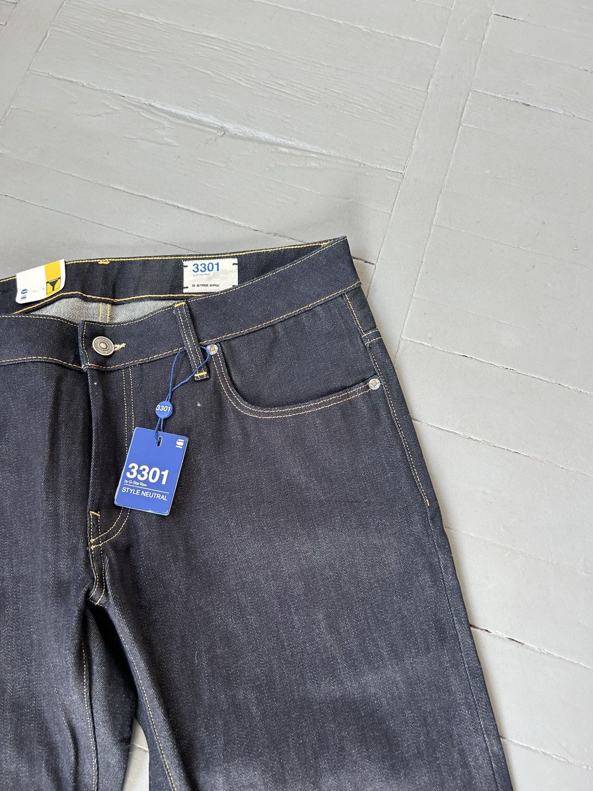 G-Star G star raw denim 3301 jeans Size US 36 / EU 52 - 5 Thumbnail