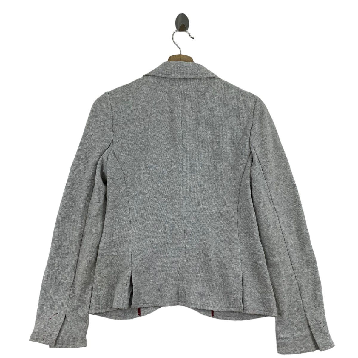 Japanese Brand DOUBLE STANDARD CLOTHING Japanese Brand Grey Blazer Coat Size S / US 4 / IT 40 - 3 Thumbnail