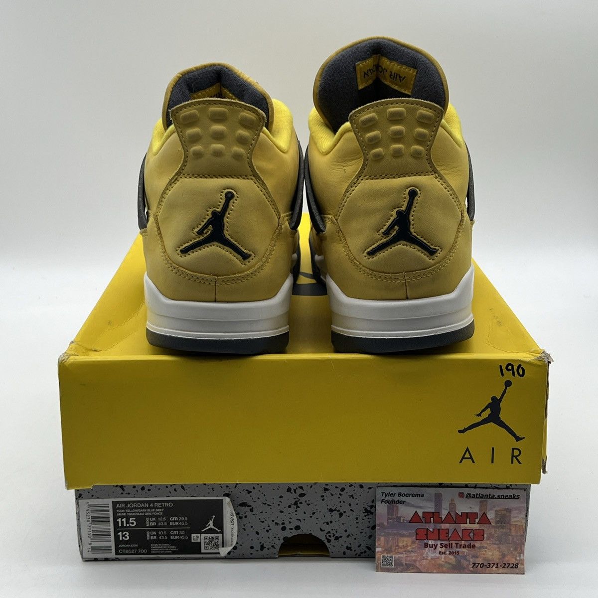 Jordan Brand Air Jordan 4 lightning Size US 11.5 / EU 44-45 - 3 Thumbnail