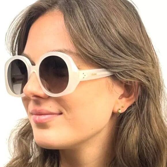 Celine New Celine CL40242I 25K Sunglasses -Matte Pearl Frame Size ONE SIZE - 2 Thumbnail