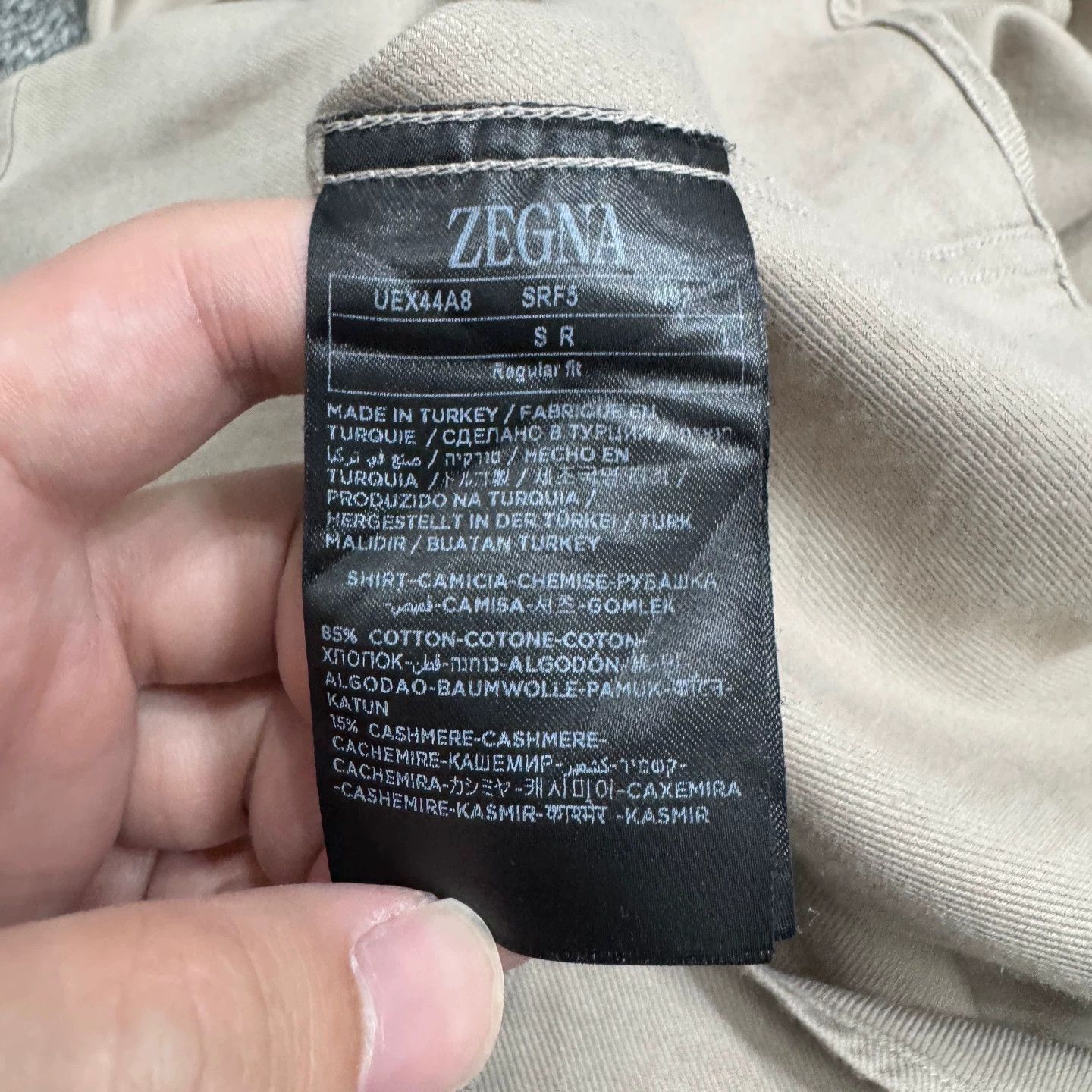 Ermenegildo Zegna 3597 ZEGNA Casual Shirt S 99 New Size US S / EU 44-46 / 1 - 3 Thumbnail