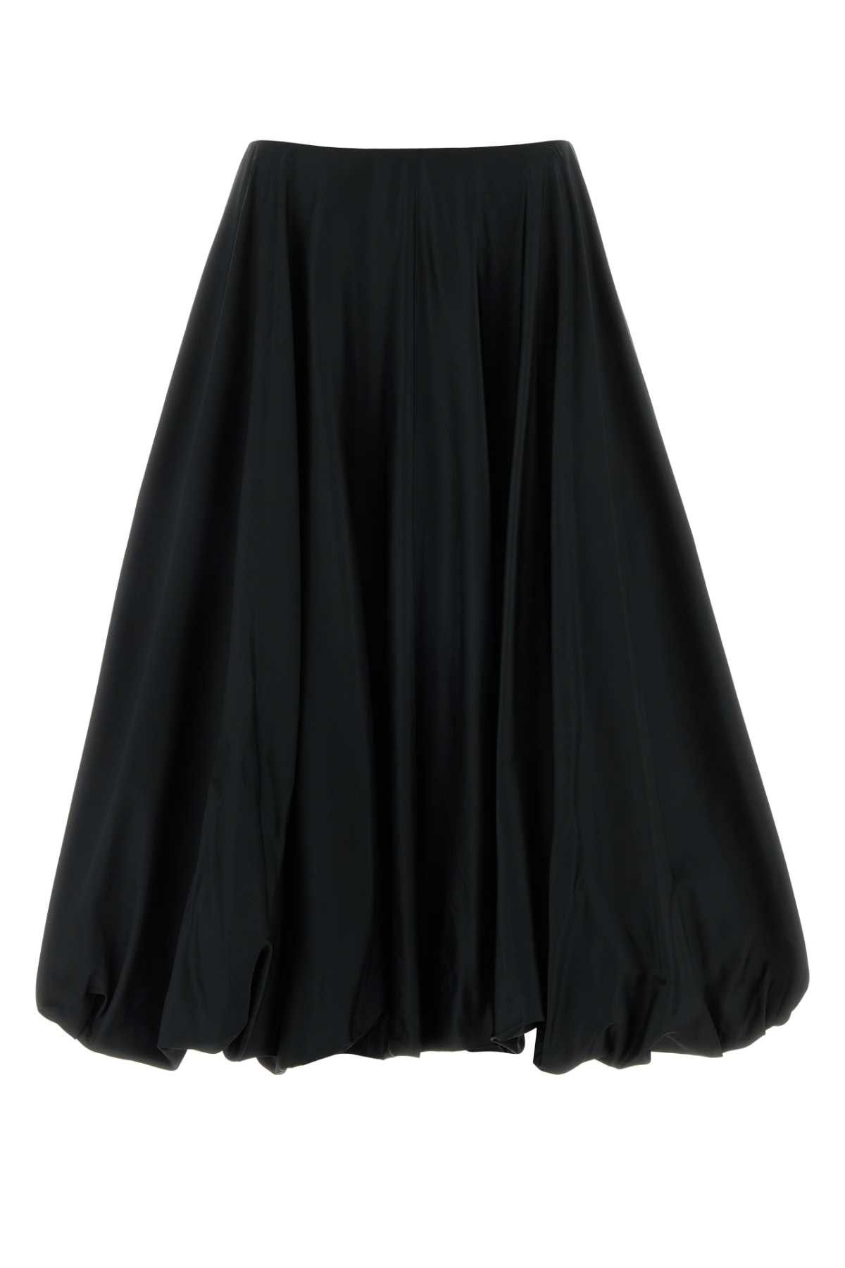 Balenciaga Black Polyester Blend Skirt Size 27" / US 4 / IT 40 - 1 Thumbnail