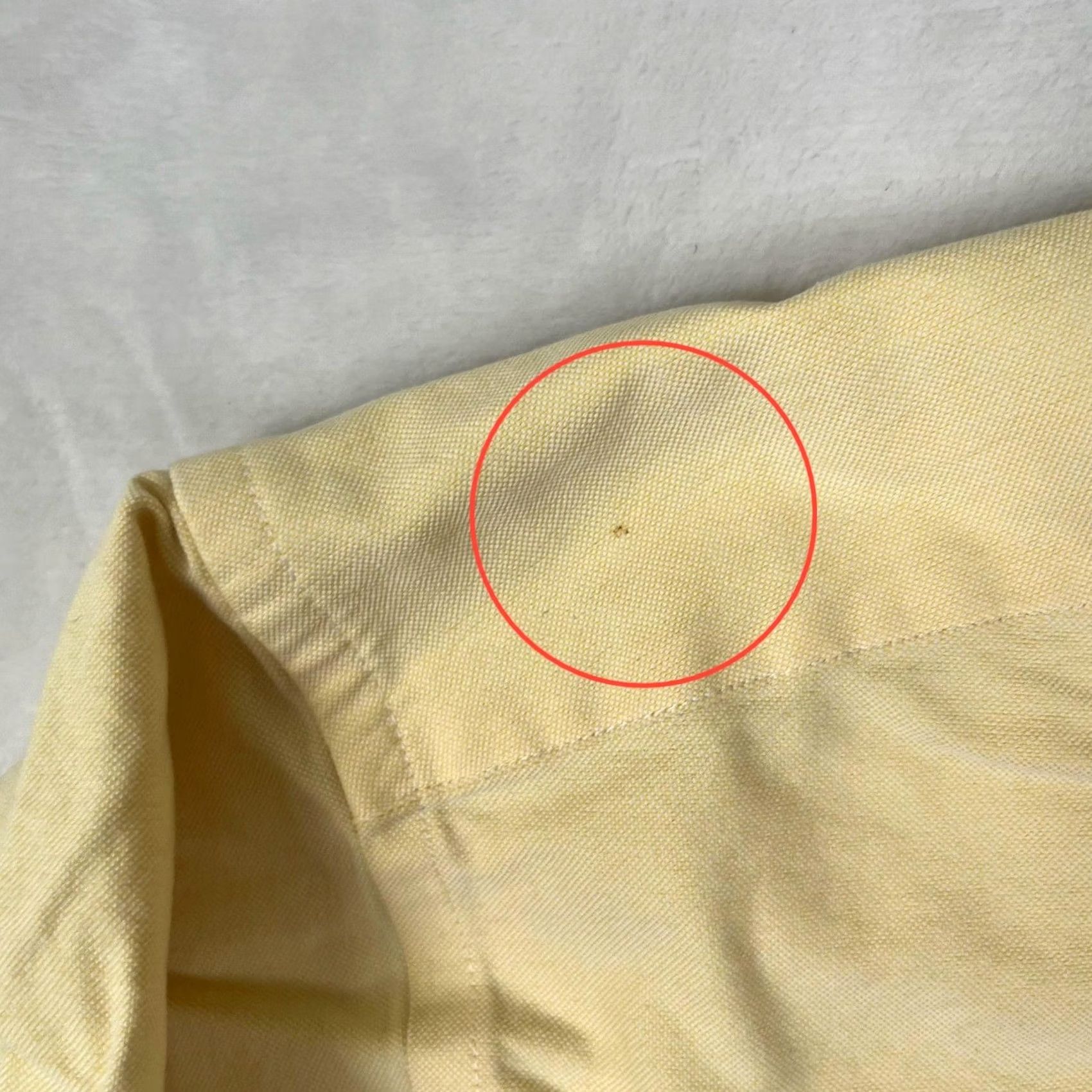 Vintage G.H. Bass & Co. Shirt Mens Large Yellow Weejun Oxford Long Sleeve Button Front Size US L / EU 52-54 / 3 - 5 Thumbnail