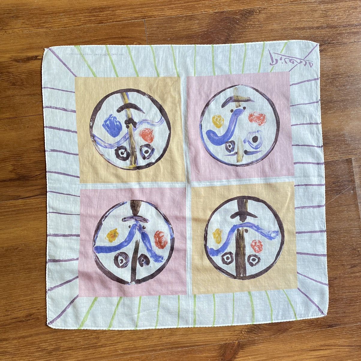 Designer Picasso printed handkerchief Size ONE SIZE - 2 Thumbnail