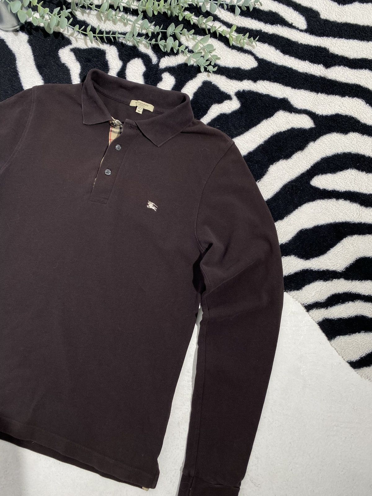Burberry × Vintage Vintage Burberry long sleeve brown Size US M / EU 48-50 / 2 - 3 Thumbnail