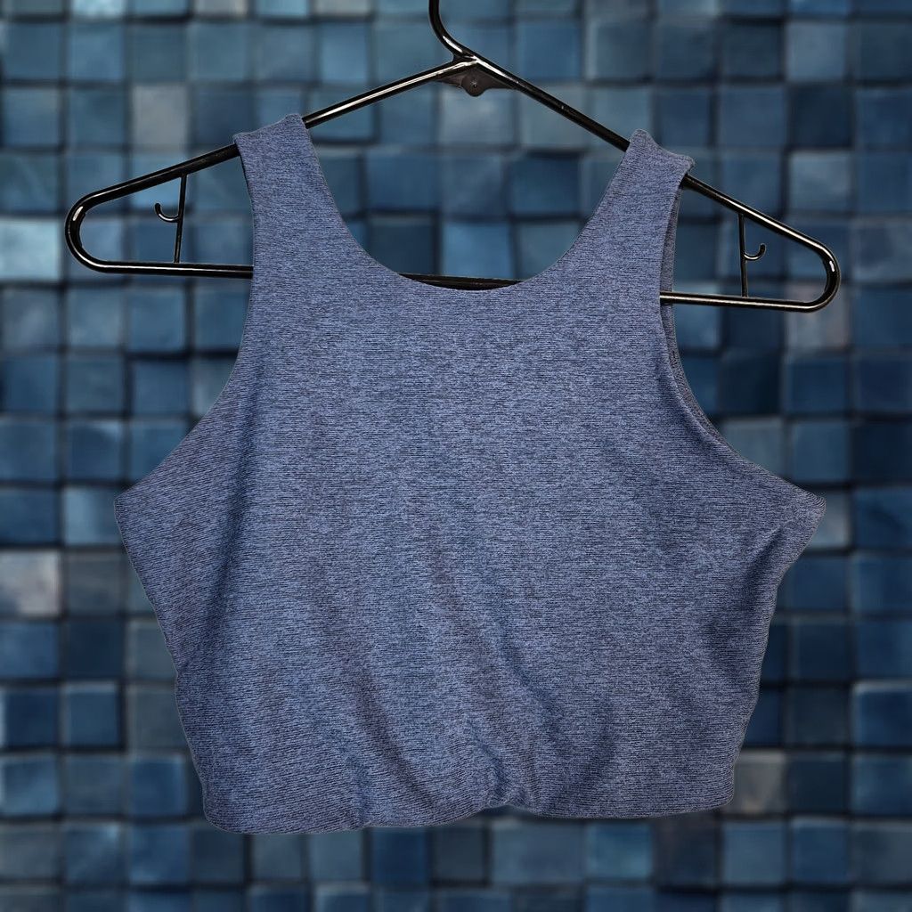 Outdoor Voices Outdoor Voices Tank S Womens Gray Cropped Sleeveless Short Sleeve Sports Top Nike? Size S / US 4 / IT 40 - 1 Thumbnail