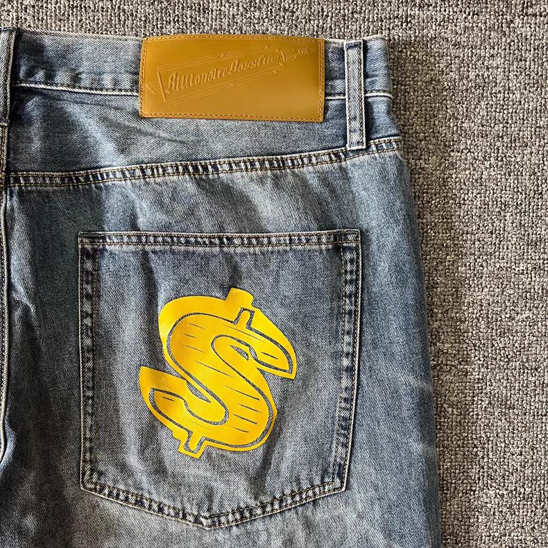 Billionaire Boys Club Billionaire Boys Club Subtle Diamond Dollar Denim Jeans.Q 7 Size US 36 / EU 52 - 4 Thumbnail