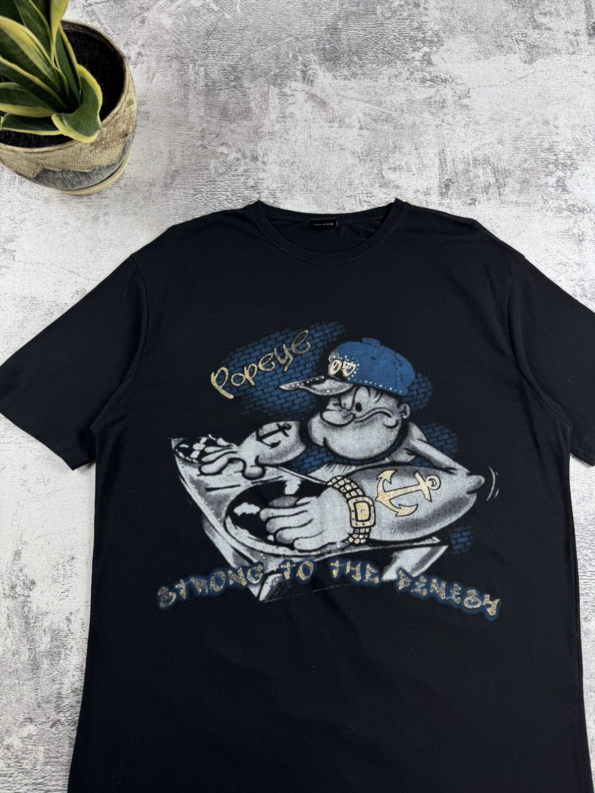 Vintage Dolce & Gabbana Rap Hip Hop Graphic Y2K Jersey T Shirt Tee Size US XL / EU 56 / 4 - 5 Thumbnail