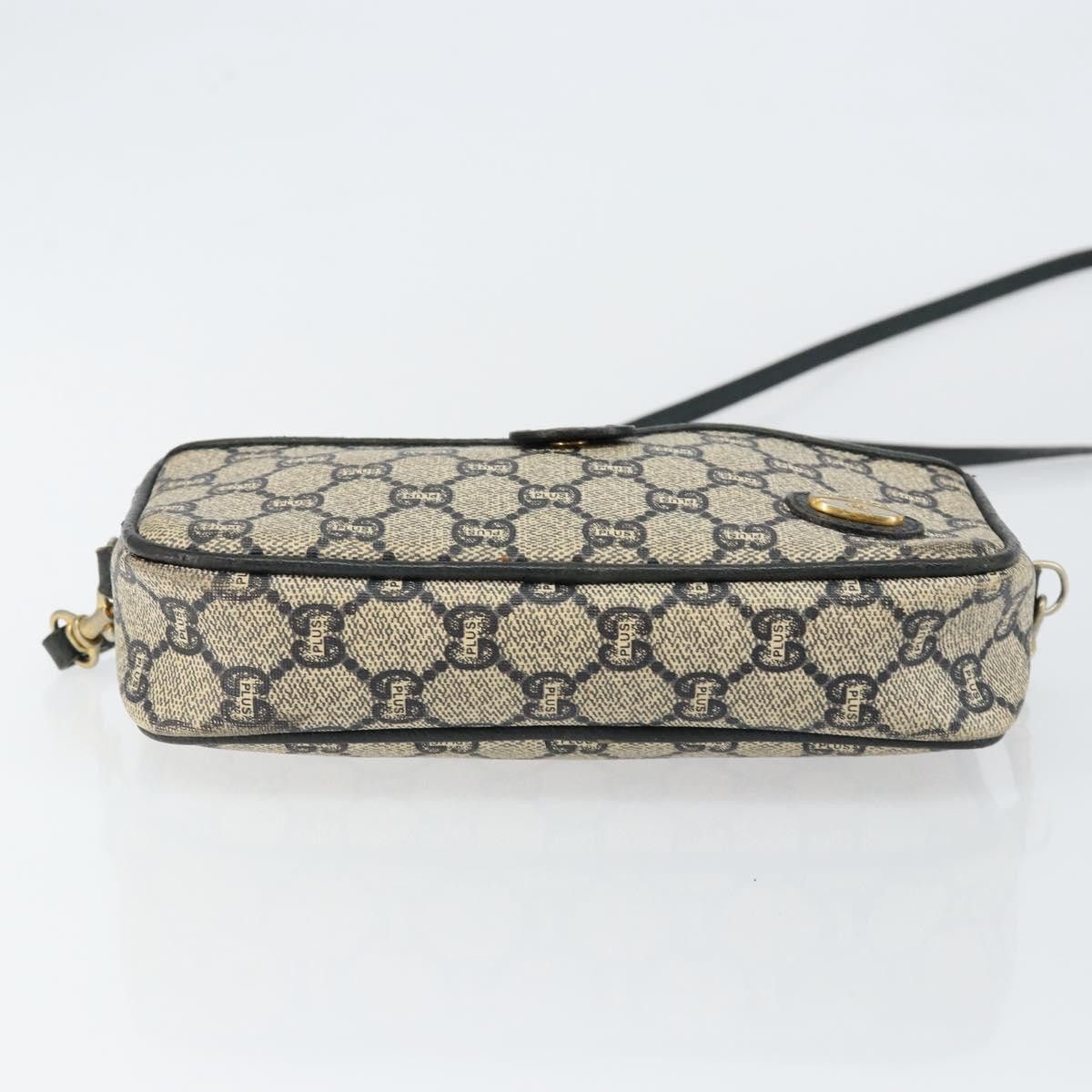 Gucci GUCCI GG Plus Supreme Shoulder Bag Pvc Navy Gold Size ONE SIZE - 9 Thumbnail