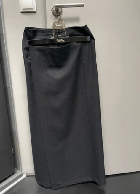 Vintage × Yohji Yamamoto Yohji Yamamoto Skirt Midi Maxi Wool Vintage Size 26" / US 2 / IT 38 - 1 Thumbnail