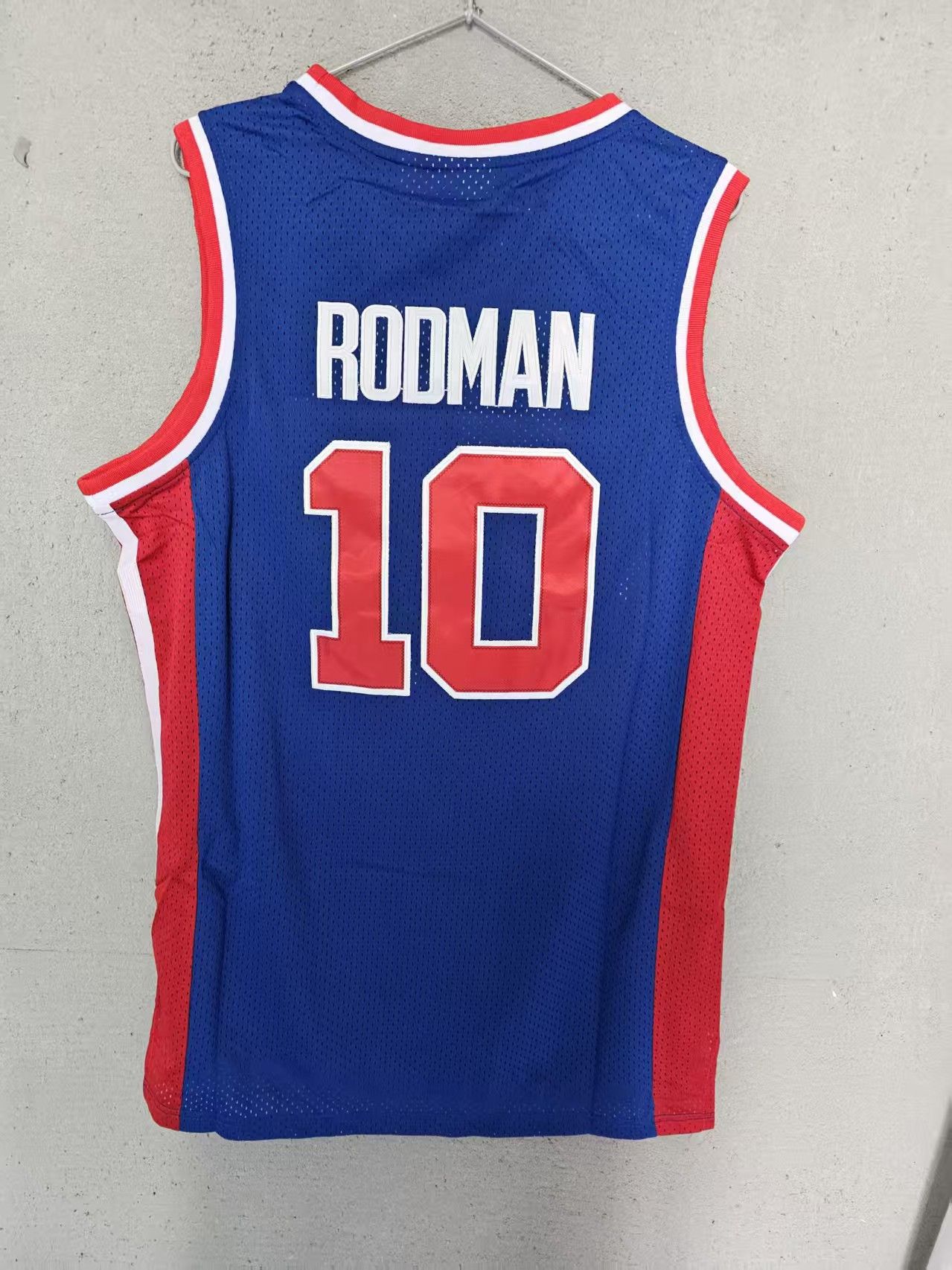 NBA Detroit Pistons #10 Dennis Rodman Jersey Size US XL / EU 56 / 4 - 2 Thumbnail