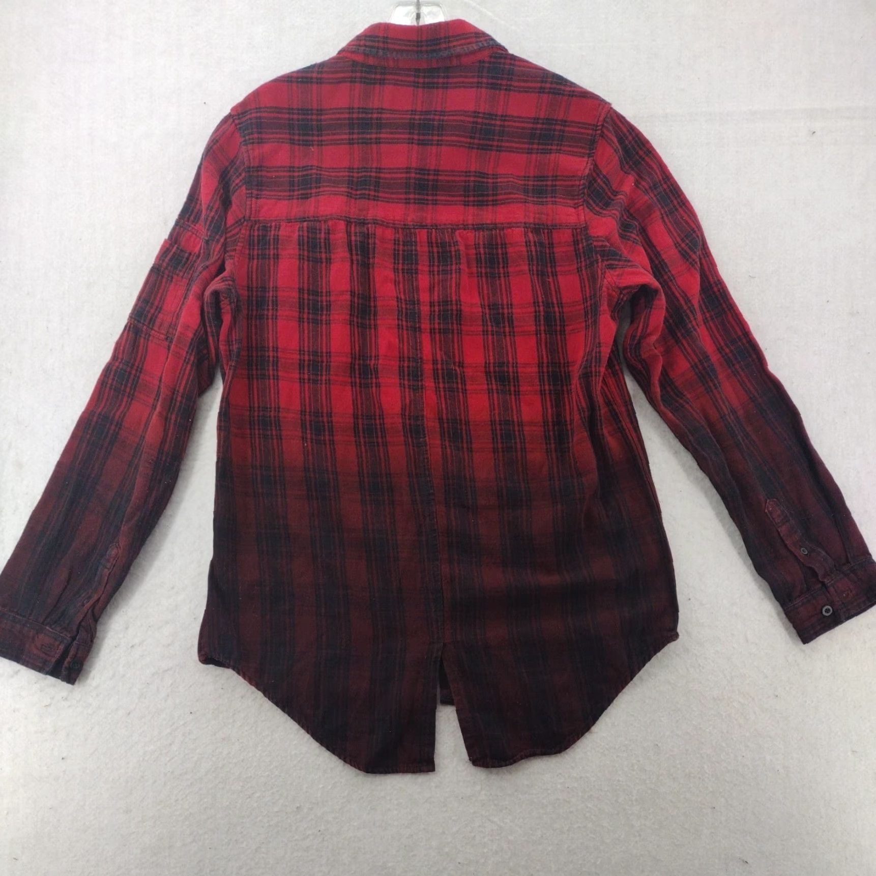 Carbon Carbon Button-Up Shirt Mens Medium Red Long Sleeve Plaid Casual Size US M / EU 48-50 / 2 - 7 Thumbnail