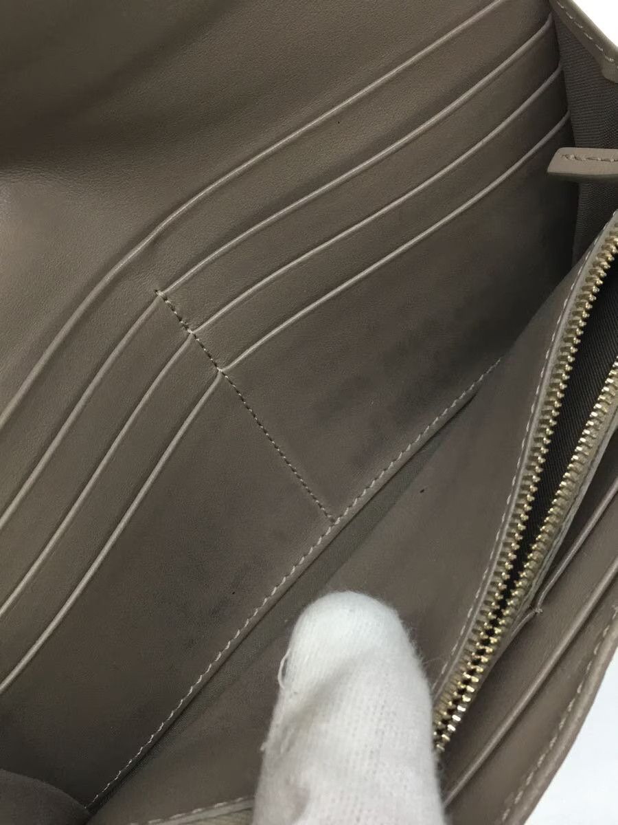 Fendi Fendi Leather Long Wallet Gray Size ONE SIZE - 6 Thumbnail