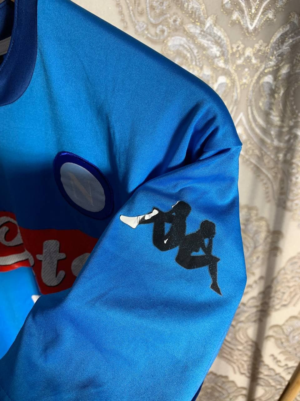 Kappa Vintage Kappa Fc Napoli Italy Soccer Jersey Retro Y2K 90s Size US L / EU 52-54 / 3 - 5 Thumbnail