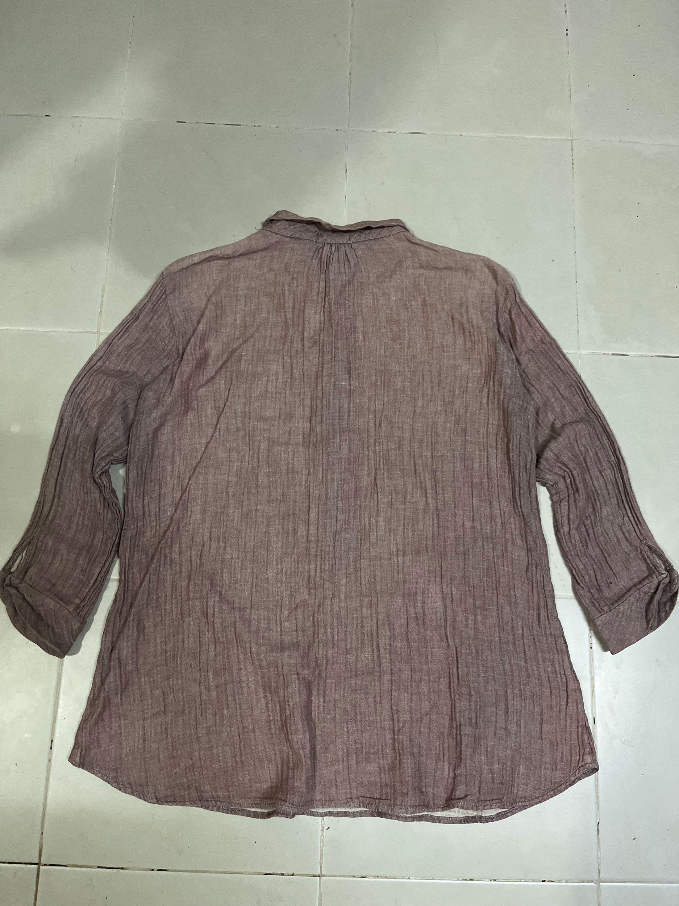 Designer × Issey Miyake × Japanese Brand Plantation Issey Miyake Blouse Ziggy Chen Art Style Size M / US 6-8 / IT 42-44 - 6 Thumbnail